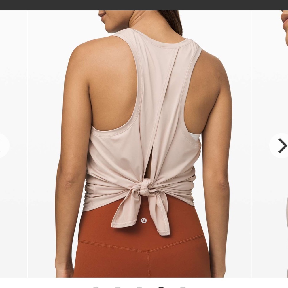 Lululemon All Tied Up Tank *No-stink Zinc
Pink Bliss